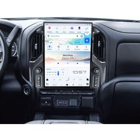 15.6 Inch Touch Screen Android Car Radio for GMC Sierra Chevrolet Silverado 2019 2020 2021 2022 2023 Android Head Unit Wirless Carplay GPS Navigation Screen Upgrade Multimedia Player Android Auto