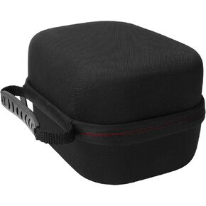 Speaker Storage Bag Speaker Protective Case, Mini Shockproof Compact Portable Travel Protective Carrying Storage Case for Sports, Beach, Hiking, Camping (Black)