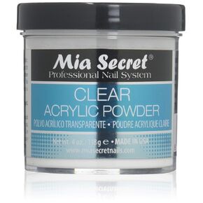 Mia Secret Clear Acrylic Powder 4oz