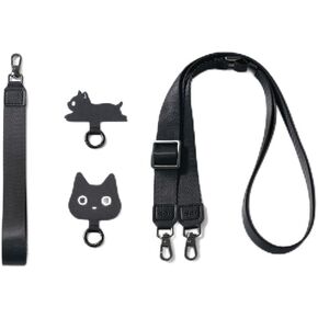 Playful Phone Tether Tab (2-Pack), Adjustable Nylon Shoulder & Wrist Strap, Versatile Lanyard for Travel