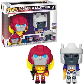 SDCC 2023 (Shared): Transformers POP! RODIMUS & GALVATRON 2-Pack