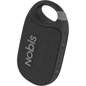 مكبر صوت بلوتوث محمول NOBIS Clip N1 مع تطبيق، وضع الإيقاع، وقت تشغيل يصل إلى 24 ساعة، IP68 مقاوم للماء، BT 5.3، صوت عالي الدقة، اقتران استريو، EQ مخصص، مثالي للاستخدام في الهواء الطلق والمنزل والمغامرة (أزرق)