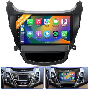 Leadfan Android 12 Car Radio Stereo for Hyundai Elantra 2014 2015 2016 Wireless Apple CarPlay Android Auto, 9 inch Touch Screen Head Unit Display GPS Navigation BT WiFi Mirror Link FM Rear Camera SWC in Saudi Arabia
