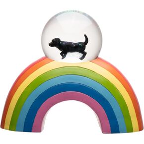 Pet Urn,Dog Urns for Ashes,Perfect Memorial Pet Urn with Rainbow Bridge Snow Globe Design…