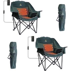 Nice C Heated Camping Chair, Oversized XL Padded Sport Chair (1 Pack) in Kuwait