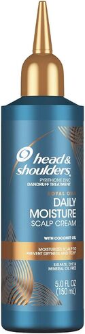 Head and Shoulders Scalp Cream Treatment, Daily Moisture, Anti Dandruff, Royal Oils Collection with Coconut Oil, Scalp Care for Natural and Curly Hair, 5.0 fl oz in Kuwait