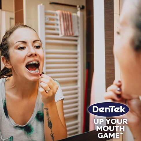 DenTek Easy Brush Advanced Clean Interdental Cleaners, Standard, 10 Count in Saudi Arabia