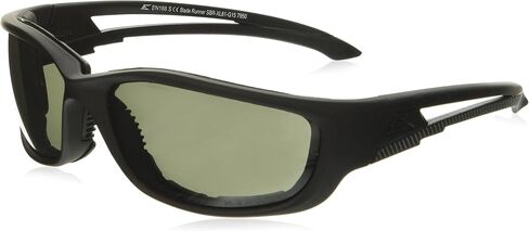 Edge Tactical Eyewear SBR-XL611 Blade Runner Matte Black with Clear Lens, X-Large in Saudi Arabia