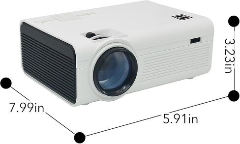 RCA RPJ136 Home Theater Projector - 1080p Compatible, High Res, Bright, White in Saudi Arabia