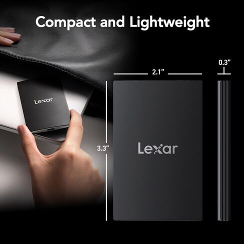 Lexar 2TB Armor 700 SSD محمول، حتى 2000 ميجابايت/ثانية، USB 3.2 Gen 2x2، متين، IP66 مقاوم للماء والغبار، متوافق مع iPhone 15، الكاميرات، وحدات تحكم الألعاب، SSD خارجي، أزرق داكن (LAR700X002T-RNLNU) in Kuwait