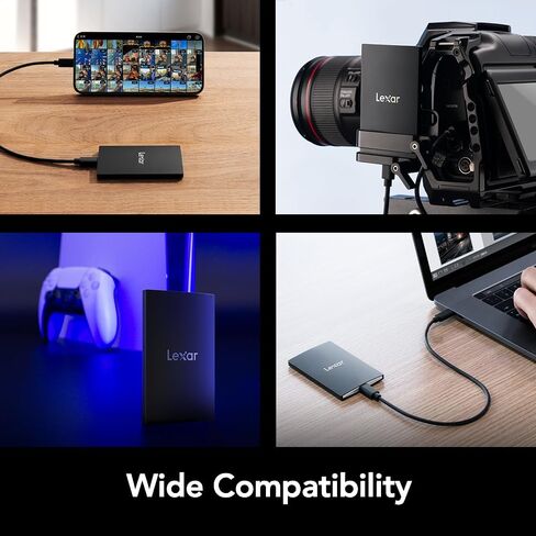 Lexar 2TB Armor 700 SSD محمول، حتى 2000 ميجابايت/ثانية، USB 3.2 Gen 2x2، متين، IP66 مقاوم للماء والغبار، متوافق مع iPhone 15، الكاميرات، وحدات تحكم الألعاب، SSD خارجي، أزرق داكن (LAR700X002T-RNLNU) in Kuwait