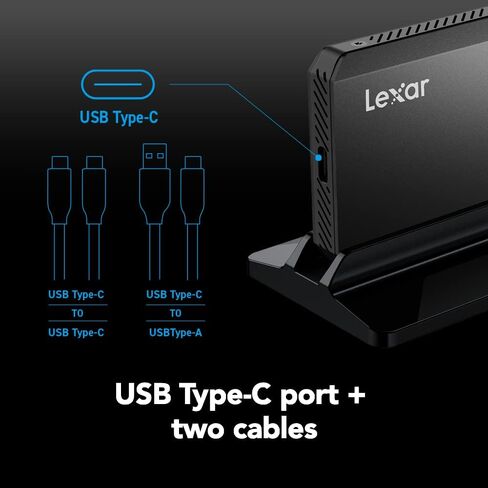 Lexar 2TB Armor 700 Portable SSD, Up to 2000MB/s, USB 3.2 Gen 2x2, Rugged, IP66 Water & Dust Resistance, Compatible w/iPhone 15, Cameras, Gaming Consoles, External SSD, Dark Blue (LAR700X002T-RNLNU) in Saudi Arabia