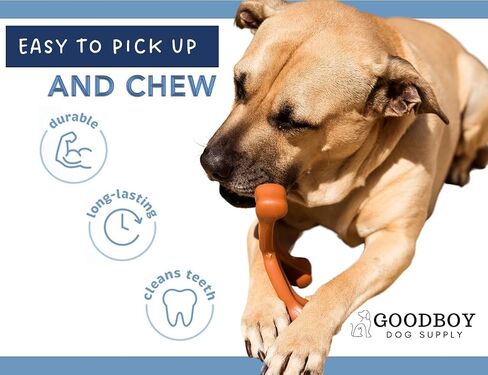 Peanut Butter & Bacon Flavored Dog Chew Toy for Aggressive Chewers - Tough Dog Bone - Heavy Duty and Durable Dog Toy - Nylon Bone Chew Toy for Medium Dogs and Large Dogs in Saudi Arabia
