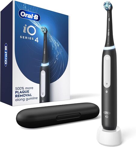Oral-B iO Series 4 Electric Toothbrush with (1) Brush Head, Rechargeable, White in Saudi Arabia