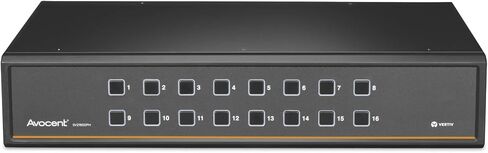 Vertiv Avocent SwitchView Desktop KVM، 4 منافذ، شاشة رأس واحدة، موصل عالمي، متوافق مع TAA، تحويل بدون تأخير، USB 3.0، شحن عالي السرعة، تبديل المفتاح الساخن (SV240DPH-400) in Saudi Arabia