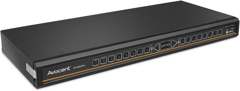 Vertiv Avocent SwitchView Desktop KVM، 4 منافذ، شاشة رأس واحدة، موصل عالمي، متوافق مع TAA، تحويل بدون تأخير، USB 3.0، شحن عالي السرعة، تبديل المفتاح الساخن (SV240DPH-400) in Saudi Arabia