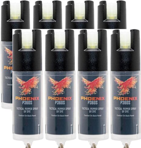 PHOENIX Key Mini – Key Chain Defense Unit Pepper Gel Trusted by Military and Law Enforcement Personnel with UV Dye Compact, Key Chain, Gel is Accurate - Maximum Strength + Easy Carry in Saudi Arabia