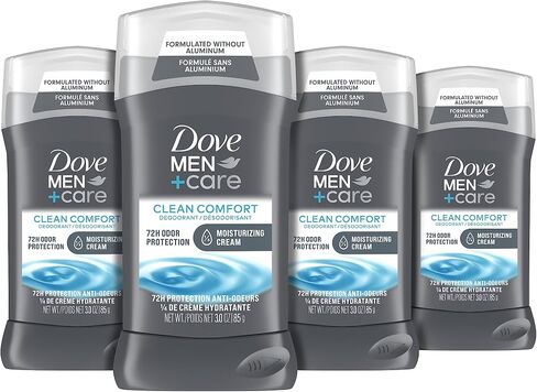Dove Men+Care Antiperspirant Deodorant With 72-hour sweat and odor protection Extra Fresh Antiperspirant for men formulated with vitamin E and Triple Action Moisturizer | 2.7 Ounce (Pack of 4) in Saudi Arabia