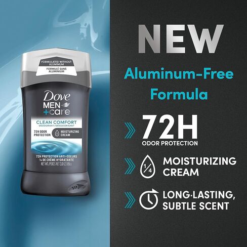 Dove Men+Care Antiperspirant Deodorant With 72-hour sweat and odor protection Extra Fresh Antiperspirant for men formulated with vitamin E and Triple Action Moisturizer | 2.7 Ounce (Pack of 4) in Saudi Arabia