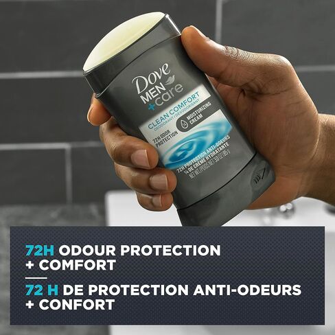 Dove Men+Care Antiperspirant Deodorant With 72-hour sweat and odor protection Extra Fresh Antiperspirant for men formulated with vitamin E and Triple Action Moisturizer | 2.7 Ounce (Pack of 4) in Saudi Arabia