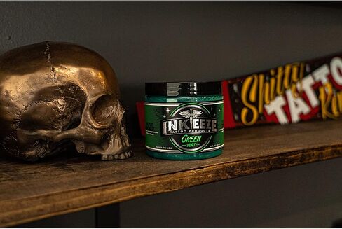 INKEEZE Mutant Serum Green Tattoo Ointment Limited Edition Bored Ape Yacht Club NFT, Made in USA, 16oz in Saudi Arabia
