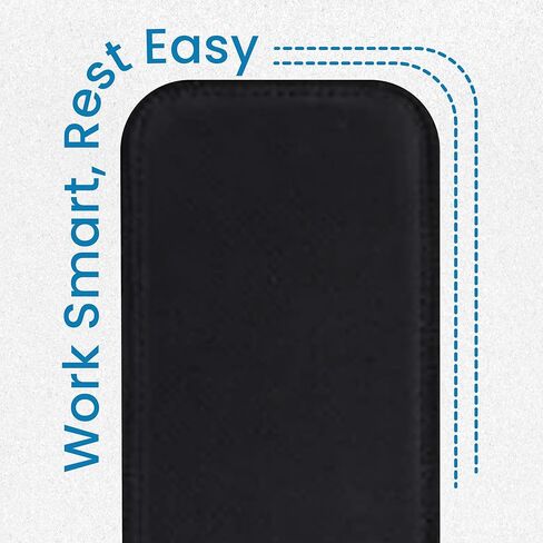 مسند معصم إسفنجي من OTM Essentials مقاس 22 بوصة، قاعدة غير قابلة للانزلاق، جزء خارجي من الليكرا، بطانة داخلية من الرغوة، دعم معصم مثالي، وسادة معصم متينة، ارتفاع 1.5 بوصة × عرض 22 بوصة × عمق 3 بوصة، أسود in Kuwait