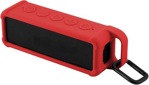 Silicone Cover Skin Travel Hard Carrying Case for Anker Soundcore 2 Portable Bluetooth Speaker (Red) in Saudi Arabia