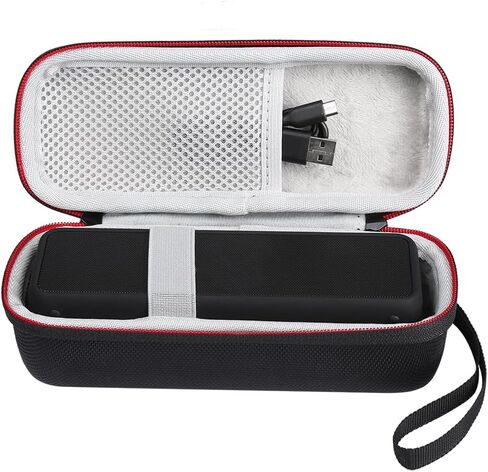 Silicone Cover Skin Travel Hard Carrying Case for Anker Soundcore 2 Portable Bluetooth Speaker (Red) in Saudi Arabia