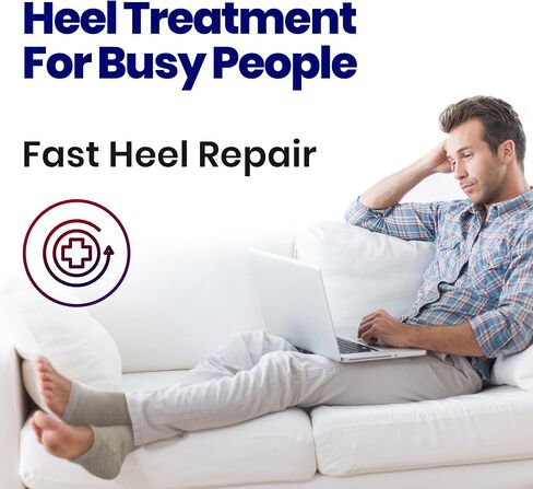 Moisturizing Socks for Mens Cracked Heels - Moisturizer Heel Sleeves to Smooth & Soften Rough Cracked Heels & Dry Feet. Large Aloe Moisturizing Heel Socks with Lotion Infused Gel Socks (XL - 3 Pairs) in Saudi Arabia