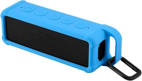 Silicone Cover Skin Travel Hard Carrying Case for Anker Soundcore 2 Portable Bluetooth Speaker (Red) in Saudi Arabia