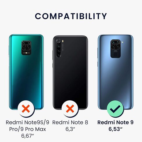 kwmobile Crossbody Case Compatible with Xiaomi Redmi Note 9 Case - TPU Silicone Cover with Strap - Coconut Swirl in Saudi Arabia