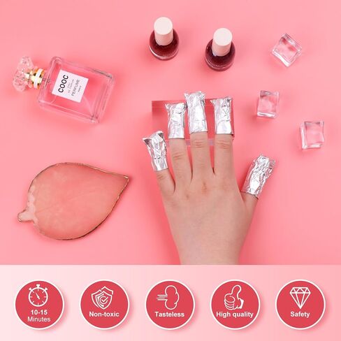 1080 PCS Pink Lint Free Nail Wipes, Eyelash Extension Wipes, Super Absorbent Soft Non-Woven with a Pump Dispenser Bottle Disposable Nail Polish Remover for Polish Clean Acrylic Nails Remover in Saudi Arabia