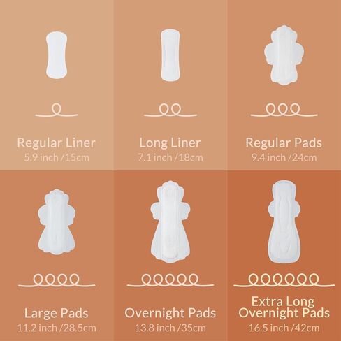 100% Organic Long Panty Liners for Women Long, Ultra Thin Cotton Cover, Long Pantiliners, Light Absorbency, Unscented Barely There Pantie Liners, Individually Wrapped (Long Liner, Size 2, 96ct) in Saudi Arabia