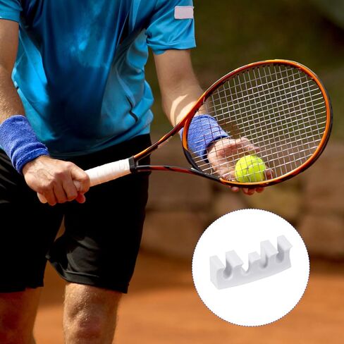 4 Pack Badminton Stringing Racquet Load Spreader - Badminton Pressure Reducer Stringing Protector Threading Machine Adapter for Repair Fixing (Black) in Saudi Arabia