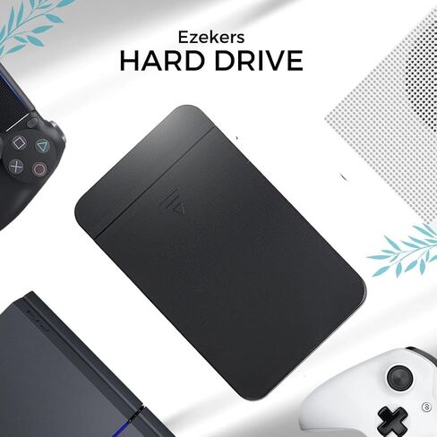 Portable 500GB External Hard Drive HDD — USB 3.0 & USB C for PC, Mac, PlayStation, Phone & Xbox - Ultra Fast in Saudi Arabia