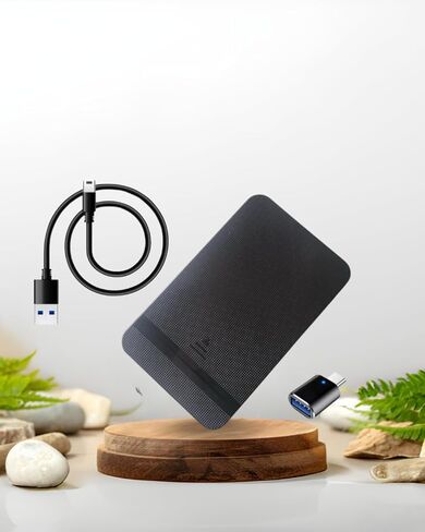 Portable 500GB External Hard Drive HDD — USB 3.0 & USB C for PC, Mac, PlayStation, Phone & Xbox - Ultra Fast in Saudi Arabia
