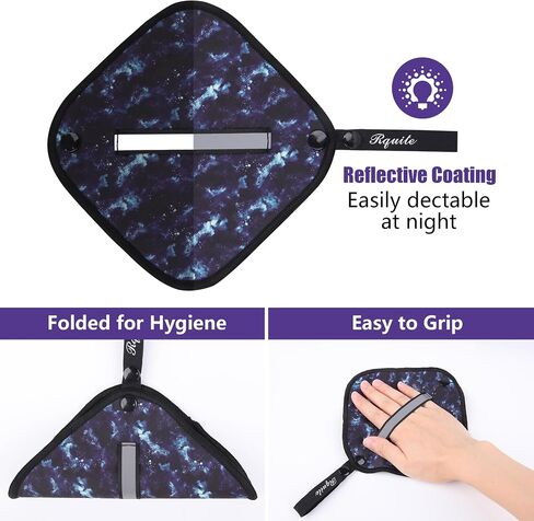Rquite 2 Pcs Pee Cloth, Pee Cloth for Women Hiking, Soft & Absorbent Pee Rag, Reusable Toilet Paper Washable, Wipes After Female Urination, Women Travel Camping Backpacking Essentials in Kuwait