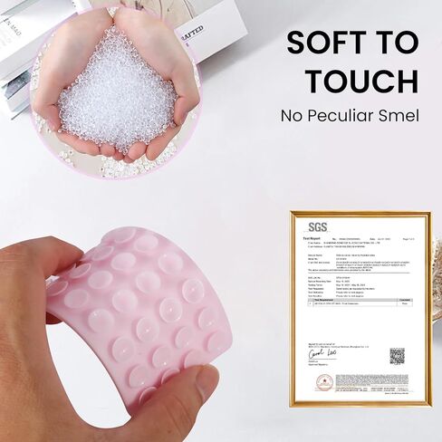 عبوتان من حافظة الهاتف التي يمكن تركيبها على الوجهين، حامل هاتف لاصق من السيليكون لهواتف iPhone وAndroid، حامل قوي بدون استخدام اليدين لالتقاط صور السيلفي ومقاطع الفيديو - أسود in Kuwait