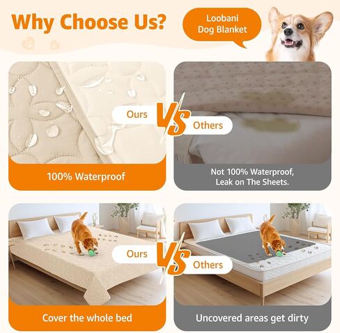 Waterproof Dog Bed Blanket - Washable Couch Cover Reversible Leakproof Pet Blanket Sofa Furniture Sheet Protector, Reusable Blanket for Pets Kids Dog Cat (Dark Gray+Light Gray,54'' x 82'',2 Pack) in Saudi Arabia