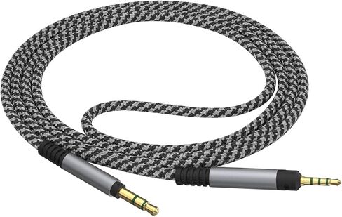 Geekria Audio Cable Compatible with Sennheiser HD620S, HD599SE, HD599, HD598, HD598SE, HD560S, HD598SR, HD400PRO, HD579, HD569, 1/8" (3.5mm) to 2.5mm Braided Nylon Replacement Cord (10ft / 3.0 m) in Saudi Arabia