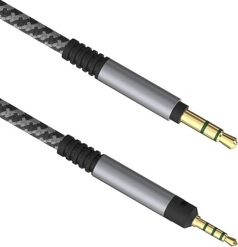 Geekria Audio Cable Compatible with Sennheiser HD620S, HD599SE, HD599, HD598, HD598SE, HD560S, HD598SR, HD400PRO, HD579, HD569, 1/8" (3.5mm) to 2.5mm Braided Nylon Replacement Cord (10ft / 3.0 m) in Saudi Arabia