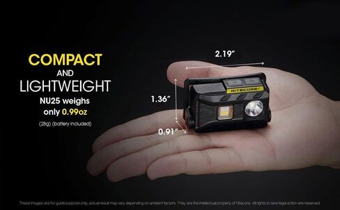 Nitecore NU25 360 LM كشافات قابلة للشحن in Kuwait