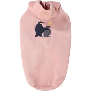 Fashion Dog Winter Sweatshirt, Comfortable, Warm, Large Coverage Dog Clothes (Grey-2XL)