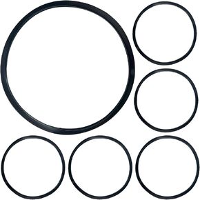 6 Pack S-9882 Pressure Canner Gasket Replacement, Pressure Cooker Gasket Fit for 12/16/22QT Model M-0512, M-0522, M-0312, M-0406, M-0416, M-0526, M-0622 Canner Sealing