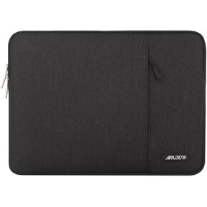 حافظة تابلت MOSISO لجهاز iPad Pro M4 وiPad Air M2 2024 مقاس 11 بوصة، وiPad Pro 11 M2 M1، وiPad 10th 10.9، وiPad 9/8/7 10.2، وiPad Air 5/4 10.9، وGalaxy Tab 11، وحقيبة عمودية من البوليستر مع جيب ، أسود