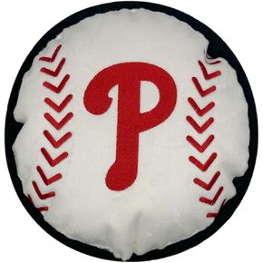 Pets First MLB Los Angeles Dodgers Baseball Tough Toy for Dogs, Best MLB Dog Toy with Team Logo