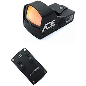 Ade Advanced Optics Crusader RD3-009 Red Dot Reflex Sight with Colt 1911 Standard Handgun Mounting Plate That Replace Rear Sight