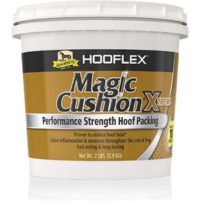 Absorbine Hooflex Magic Cushion Xtreme, Veterinary Formulated Fast-Acting Relief, Reduce Hoof Heat for up to 24 Hours, 4 lb Tub