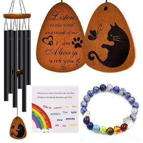 Pet Memorial Gifts Wind Chimes - Dog Cat Memorial Gifts,Pet Lost Gifts,Bereavement Remembrance Gifts for Loss of Dog Cat Wind Chimes,28 inches in Saudi Arabia