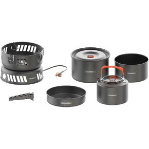 Fire Maple Versatile Outdoor Cooking Set – High-Efficiency 3KW Portable Stove with Aluminum, Stainless Steel & Copper Pots – Compact & Durable Camping Cookware Compatible with Gas Stoves